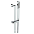 Chrome Shower Slide Rail Kit with Slide Bar